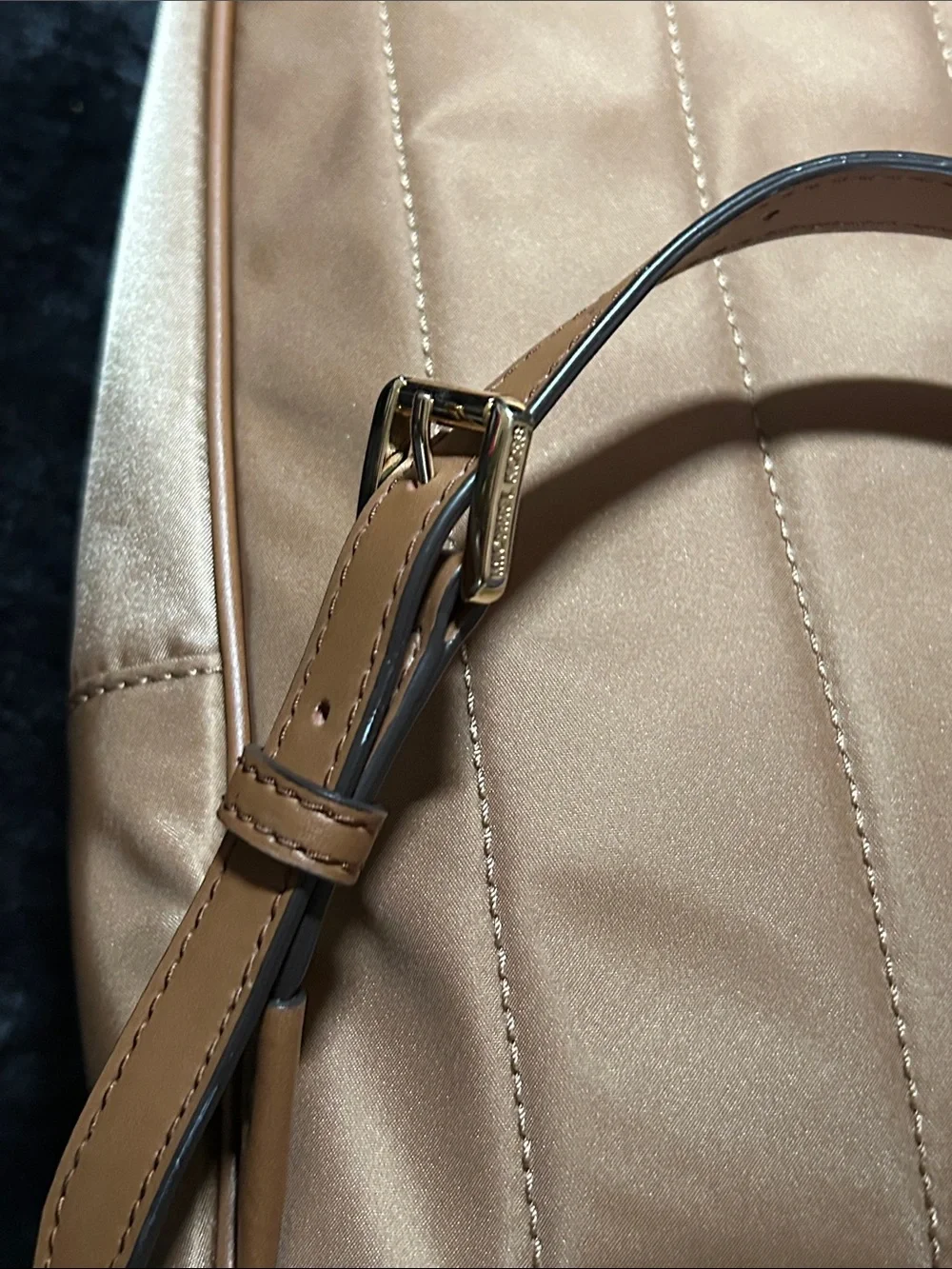 Michael Kors Kenly Dark Khaki Nylon LG Backpack